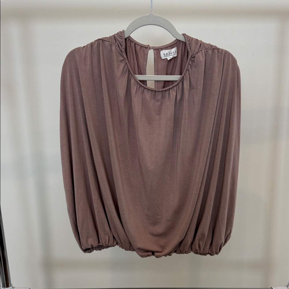 Velvet by Graham & Spencer Mauve Blouse